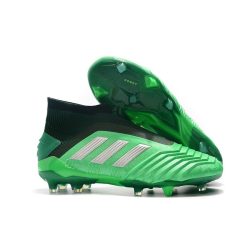 adidas Predator 19+ FG Zapatos - Verde Plata_1.jpg